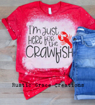 Just here for the Crawfish | Bella Canvas |Unisex Tee