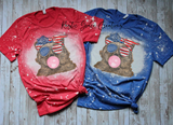 Patriotic Bear | Bleached Tee