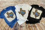 TEXAS| LV |  La Vernia BEARS | Bleached Tee