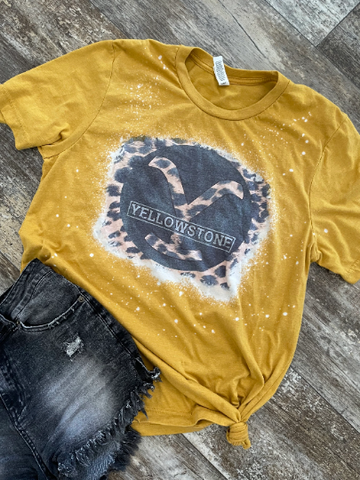 Yellowstone | Bleached Tee | Dutton | Yellowstone TEE