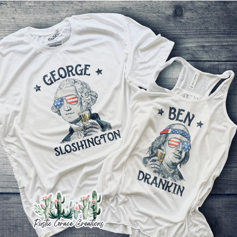 Drinking Presidents  | Fourth of July | Patriotic | Vintage