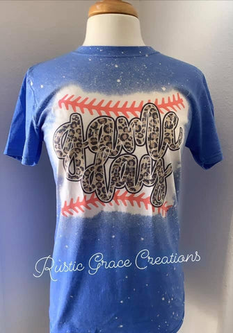 Game Day  | Baseball/Softball | Bleached Tee