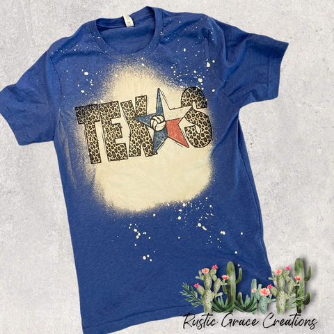 Texas Volleyball | Bleached Tee ❤️