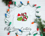 Grinch HO HO HO | Non Bleach Vintage or Bleached Tee