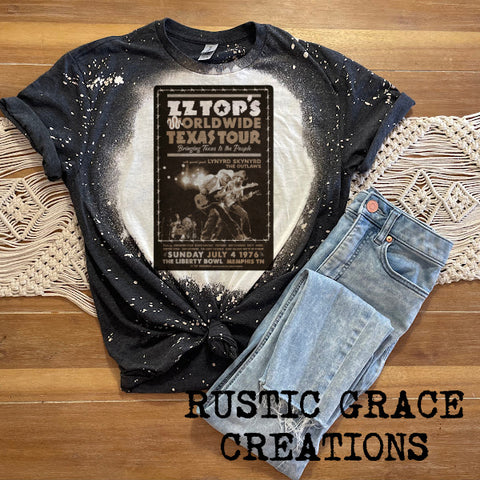 ZZ TOP |Distressed Tee | Bella Canvas |Unisex Tee